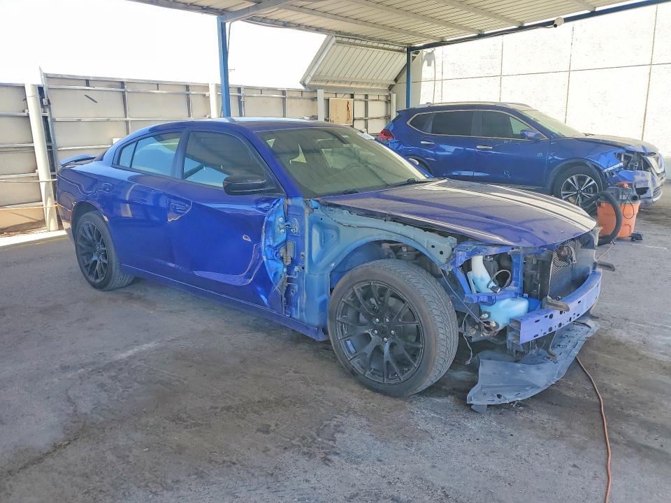 2018 Dodge Charger VIN 2C3CDXBG2JH336528 COPART salvage auction — FRONT END, Tx - Salvage Vehicle Title, sold $3,550 on 2026-07-31 (photo 4)