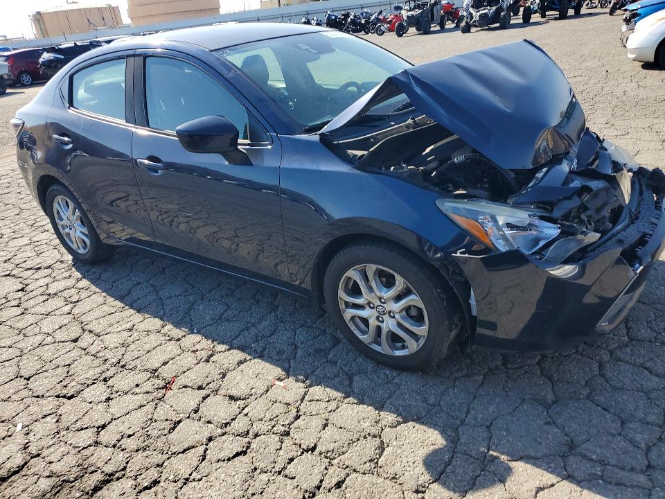 2018 Toyota Yaris VIN 3MYDLBYV1JY304659 COPART salvage auction — FRONT END, Ca - Salvage Certificate, sold $1,100 on 2026-07-02 (photo 4)