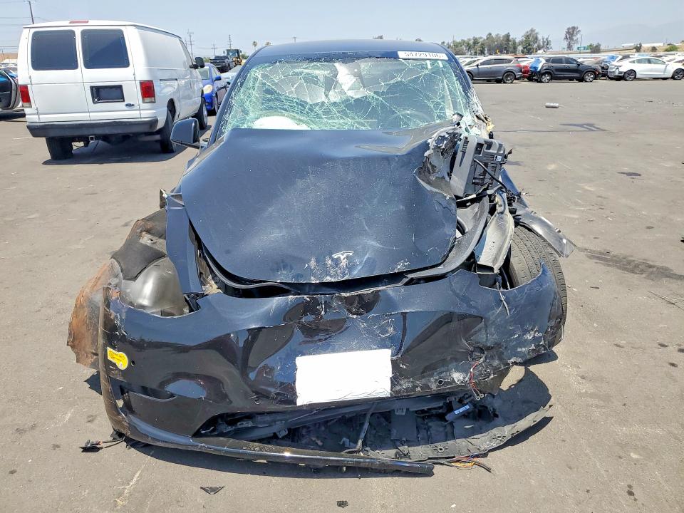 2022 Tesla VIN 7SAYGDEE6NF555153 COPART salvage auction — FRONT END, Ca - Salvage Certificate, sold $5,500 on 2026-07-27 (photo 5)