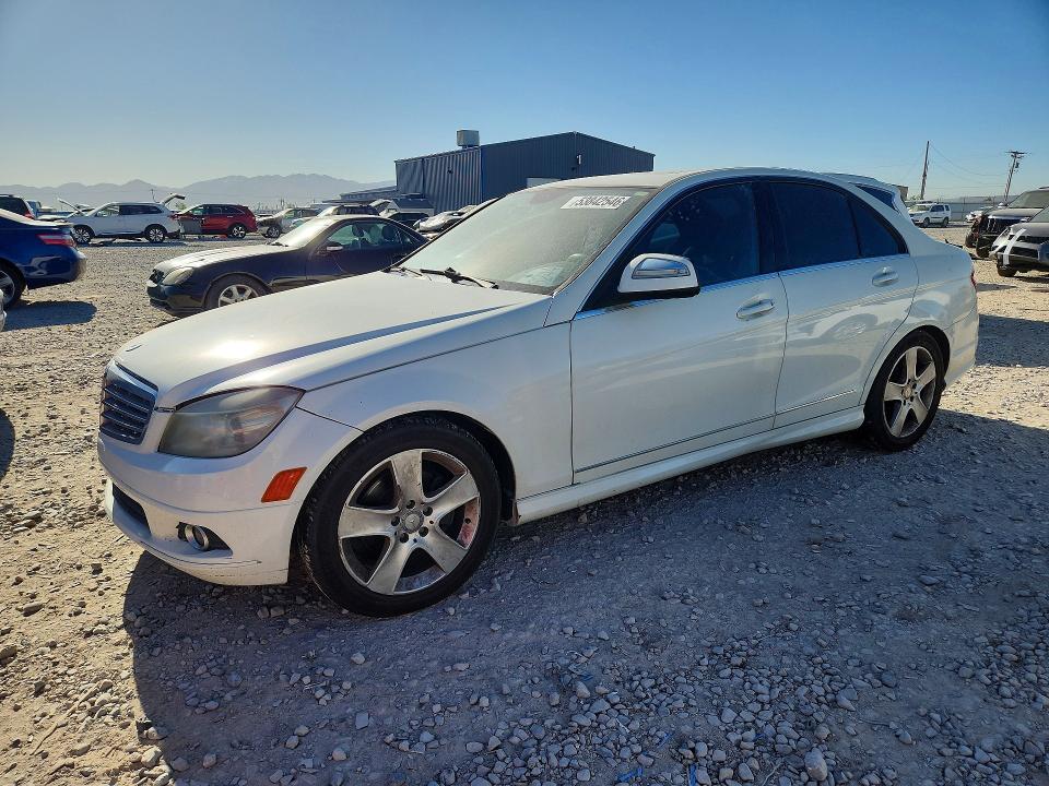 2008 Mercedes-benz C class VIN WDDGF54X88F081913 — COPART salvage auction photo