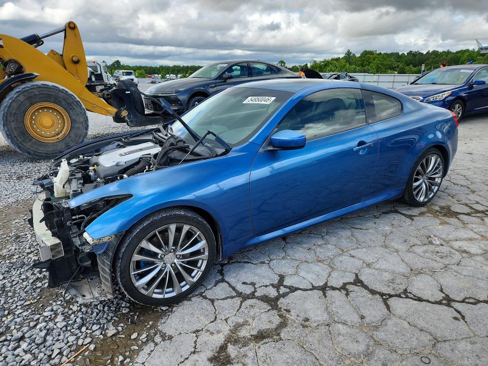 2013 Infiniti G VIN JN1CV6EK1DM921527 COPART salvage auction — FRONT END, Tn - Salvage Certificate, sold $1,850 on 2026-07-14 (photo 1)