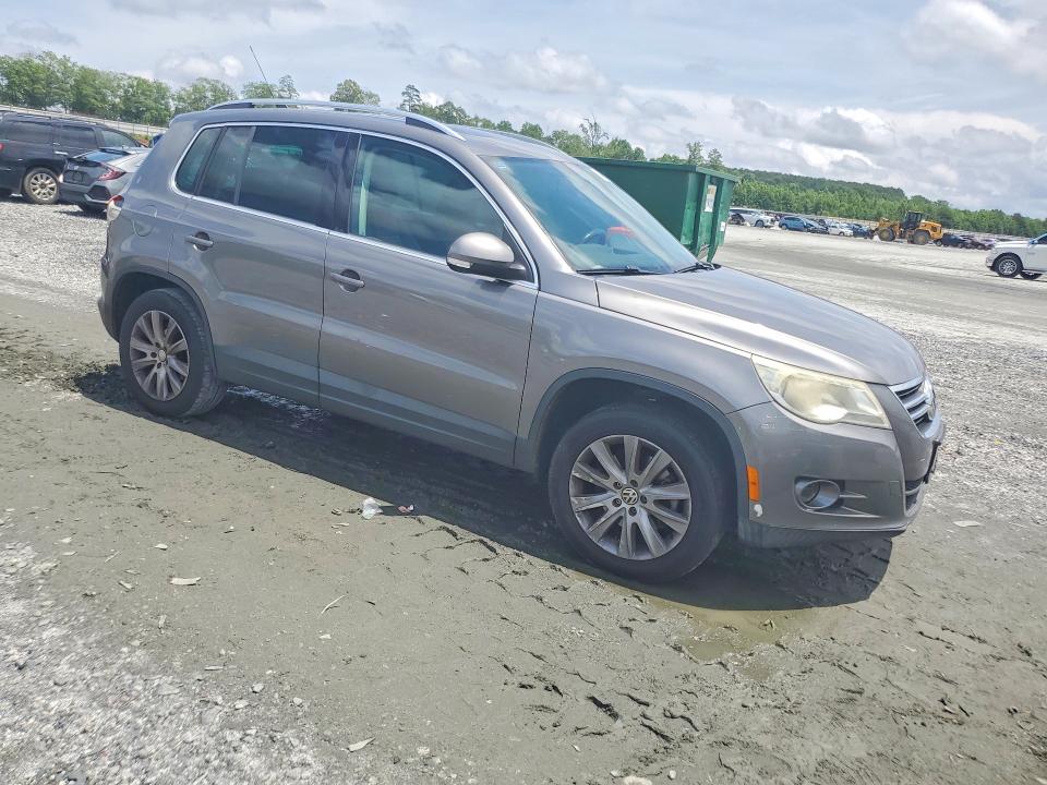 2009 Volkswagen Tiguan VIN WVGAV75N19W521334 COPART salvage auction — FRONT END, Sc - Cert Of Title-Salvage, sold $600 on 2026-07-20 (photo 4)