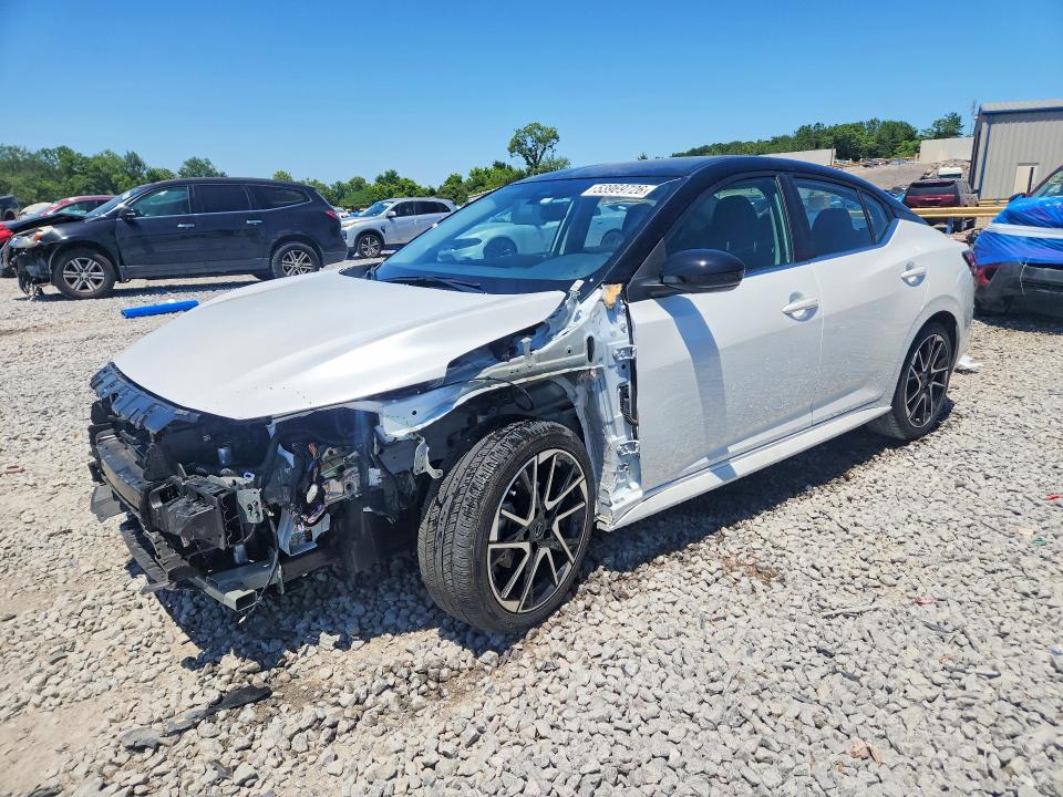 2025 Nissan Sentra VIN 3N1AB8DV8SY386424 — COPART salvage auction photo