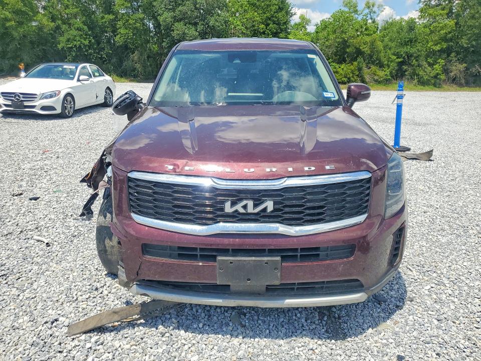 2022 Kia Telluride VIN 5XYP24HC2NG265440 COPART salvage auction — FRONT END, La - Cert Of Title-Salvage, sold $3,850 on 2026-07-13 (photo 5)