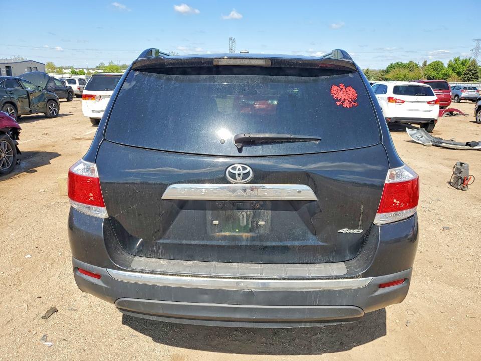 2011 Toyota Highlander VIN 5TDDK3EH7BS070400 COPART salvage auction — FRONT END, Il - Salvage Certificate, sold $3,250 on 2026-07-30 (photo 6)