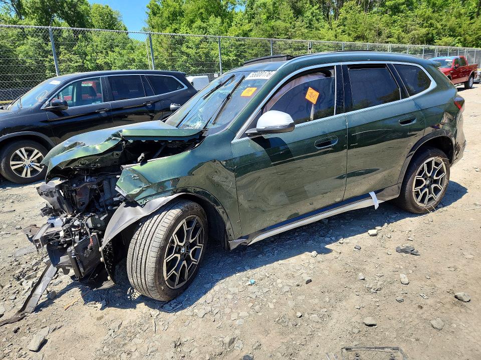2023 BMW X1 VIN WBX73EF01P5Y22851 COPART salvage auction — FRONT END, Md - Cert Of Salvage > 75% Damage, sold $3,150 on 2026-07-10 (photo 1)