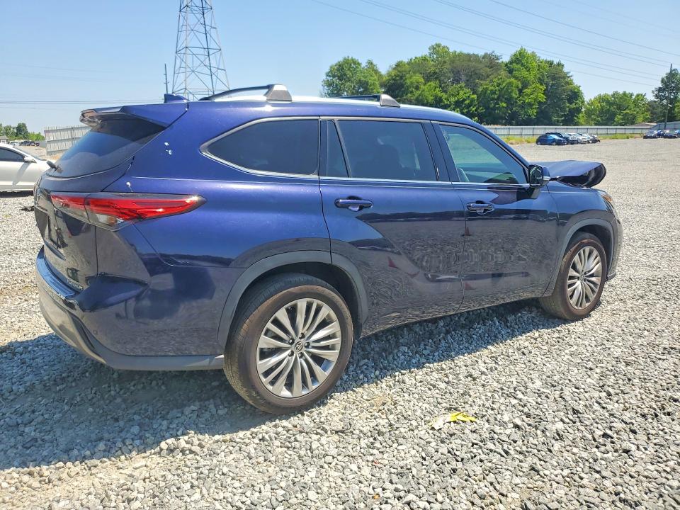2023 Toyota Highlander VIN 5TDKDRAH7PS030593 COPART salvage auction — FRONT END, Nc - Salvage Certificate Of Title, sold $4,250 on 2026-07-29 (photo 3)
