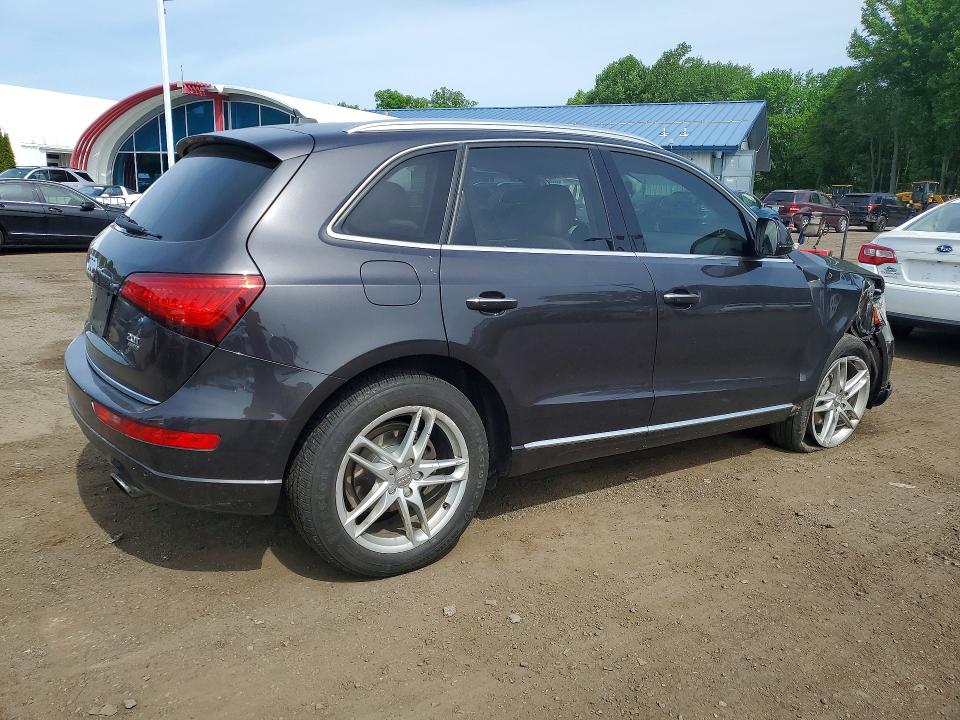 2017 Audi Q5 VIN WA1L2AFP8HA012172 COPART salvage auction — FRONT END, Ct - Cert Of Title-Salvage, sold $1,600 on 2026-07-08 (photo 3)