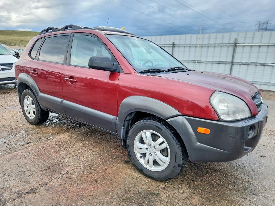 2006 Hyundai Tucson VIN KM8JN72D06U362258 COPART salvage auction — FRONT END, Co - Public - Salvage Title, sold $600 on 2026-07-22 (photo 4)