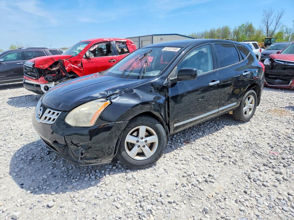 2013 Nissan Rogue VIN JN8AS5MTXDW006055 COPART salvage auction — FRONT END, Mi - Certificate Of Title, sold $350 on 2026-07-09 (photo 1)