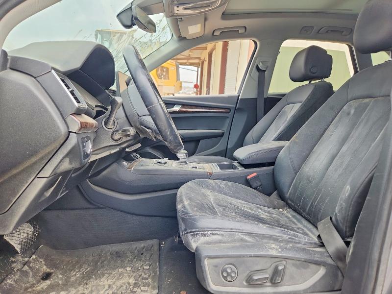 2018 Audi Q5 VIN WA1ANAFY0J2095846 COPART salvage auction — FRONT END, Tx - Salvage Vehicle Title, sold $2,500 on 2026-07-29 (photo 7)