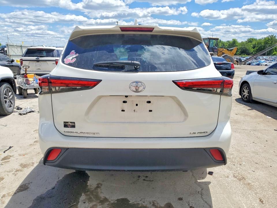 2021 Toyota VIN 5TDBZRBH3MS535526 COPART salvage auction — FRONT END, Ky - Cert Of Title-Salvage, sold $6,100 on 2026-07-22 (photo 6)