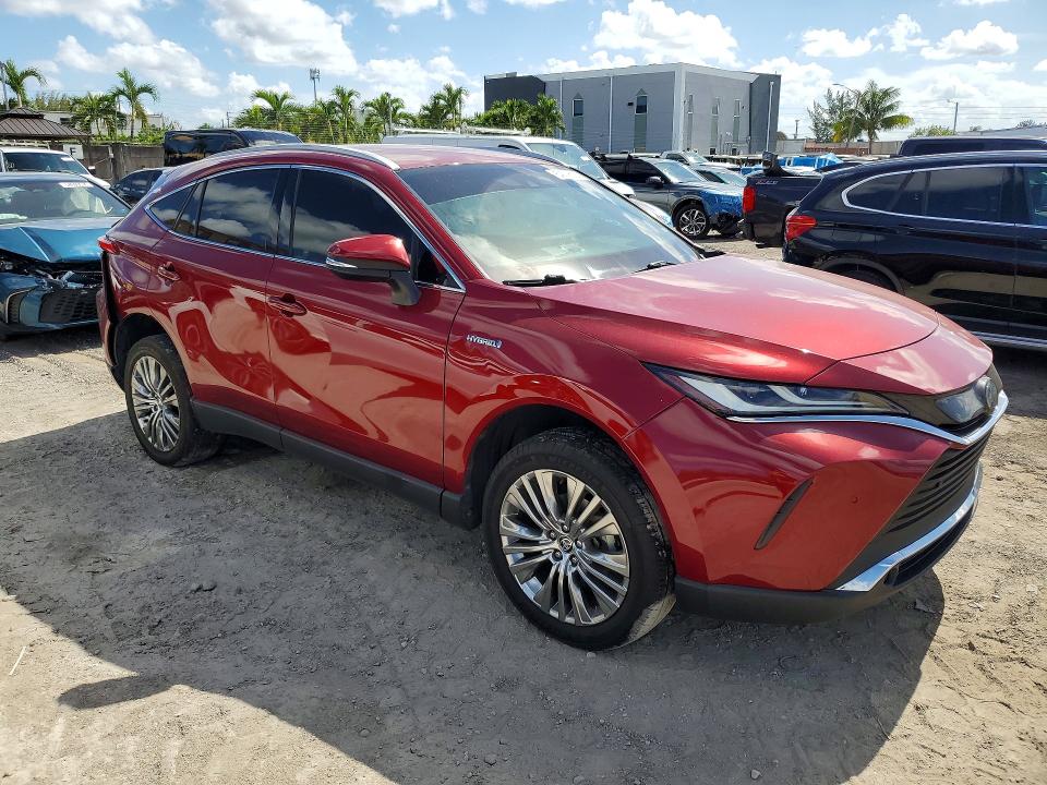 2021 Toyota Venza VIN JTEAAAAHXMJ048886 COPART salvage auction — REAR END, Fl - Certificate Of Destruction, sold $6,900 on 2026-07-17 (photo 4)