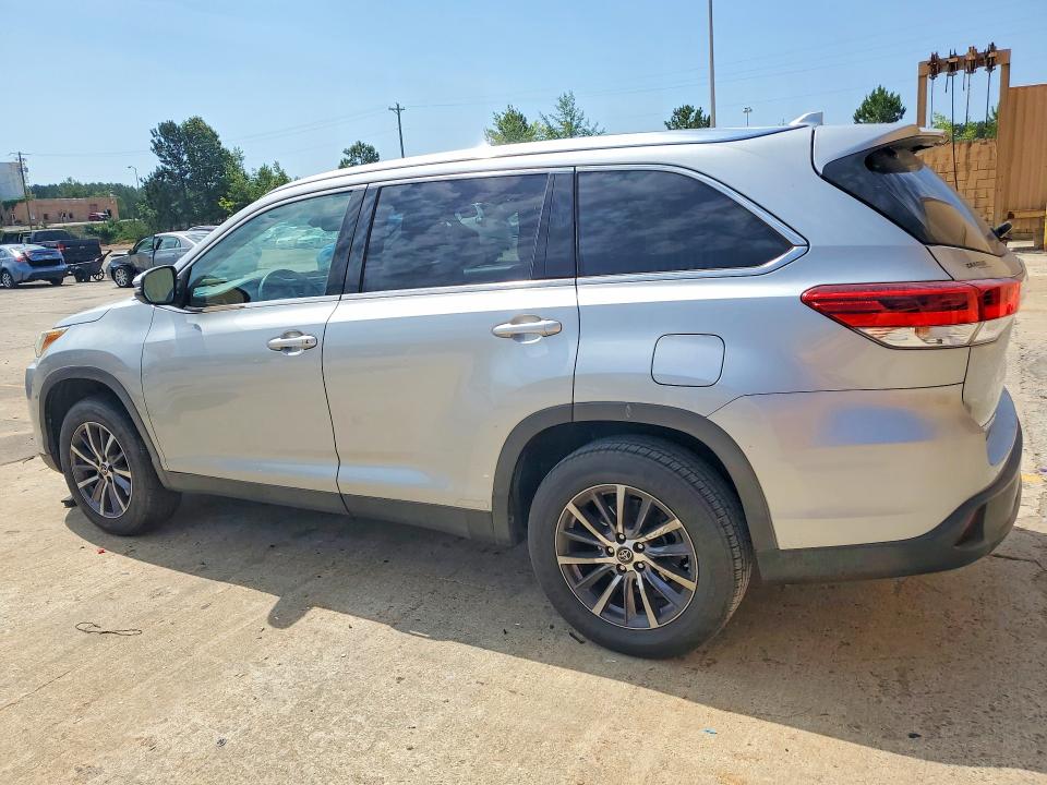 2019 Toyota Highlander VIN 5TDKZRFH4KS550625 COPART salvage auction — MINOR DENT/SCRATCHES, Ga - Certificate Of Title, sold $13,200 on 2026-07-27 (photo 2)