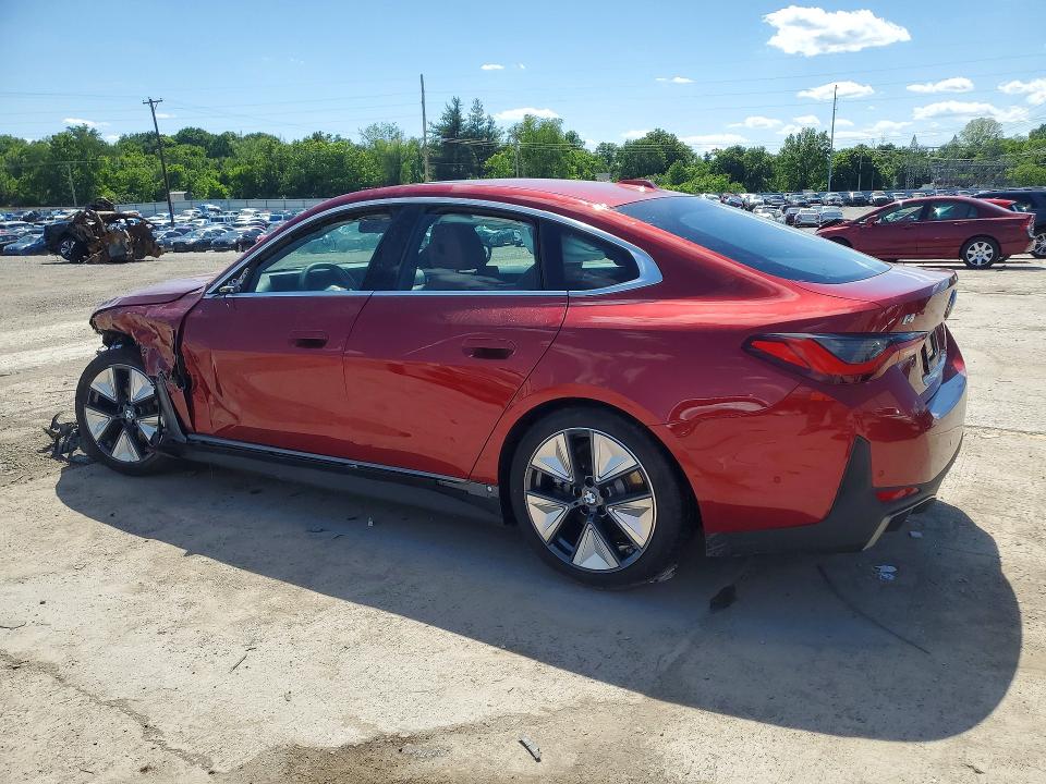 2025 BMW I4 VIN WBY23HD02SFV62036 COPART salvage auction — FRONT END, Ky - Cert Of Title-Salvage, sold $12,400 on 2026-08-19 (photo 2)