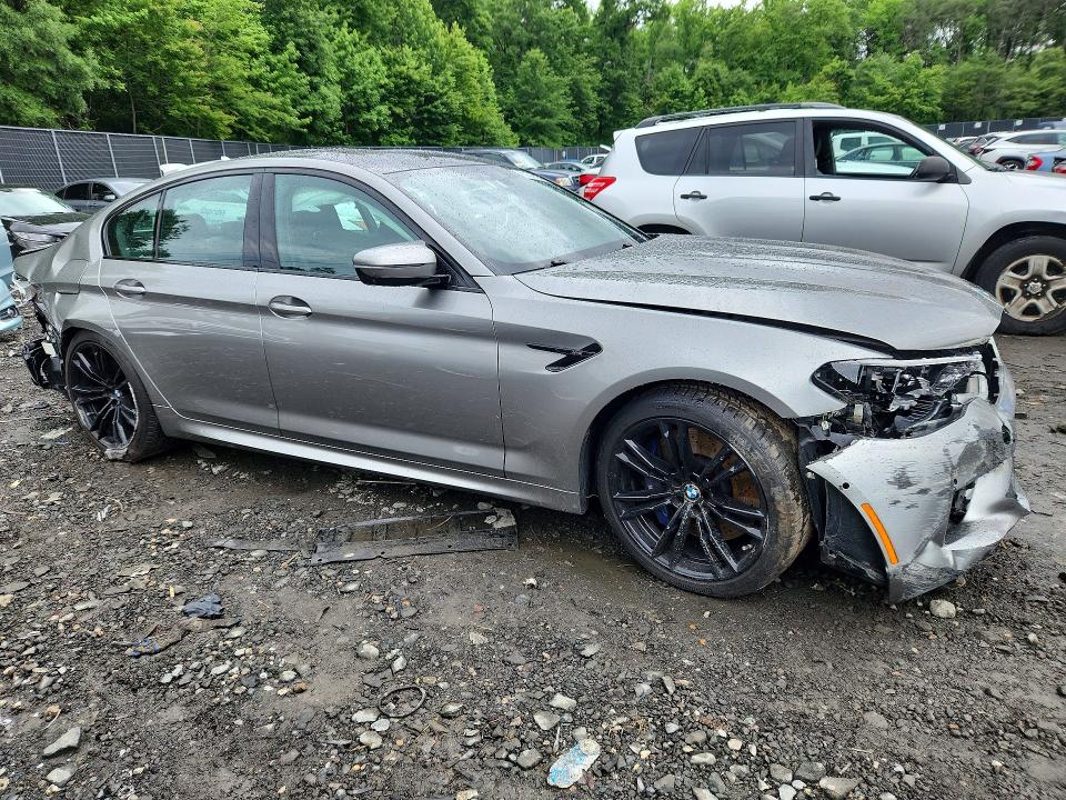 2019 BMW M5 VIN WBSJF0C50KB284255 COPART salvage auction — FRONT END, Md - Cert Of Salvage > 75% Damage, sold $21,300 on 2026-07-31 (photo 4)