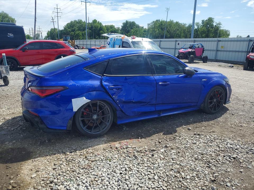 2025 Acura Integra VIN 19UDE5G94SA002854 COPART salvage auction — SIDE, OH - CERT OF TITLE-SALVAGE, sold $20,800 on 2026-07-24 (photo 3)