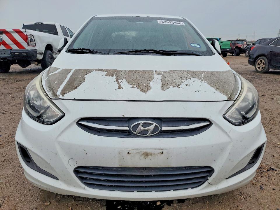 2015 Hyundai Accent VIN KMHCT5AE1FU211832 COPART salvage auction — FRONT END, Tx - Certificate Of Title, sold $675 on 2026-07-22 (photo 5)