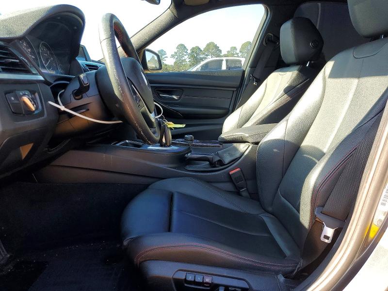 2015 BMW 3er VIN WBA3A5G5XFNS83511 COPART salvage auction — FRONT END, Tx - Salvage Vehicle Title, sold $525 on 2026-07-27 (photo 7)