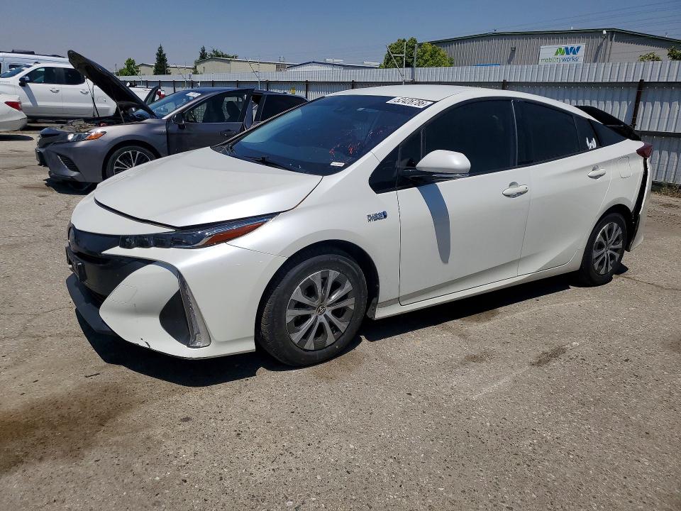 2020 Toyota Prius prime VIN JTDKARFP3L3132090 COPART salvage auction — REAR END, CA - SALVAGE CERTIFICATE, sold $5,400 on 2026-07-10 (photo 1)
