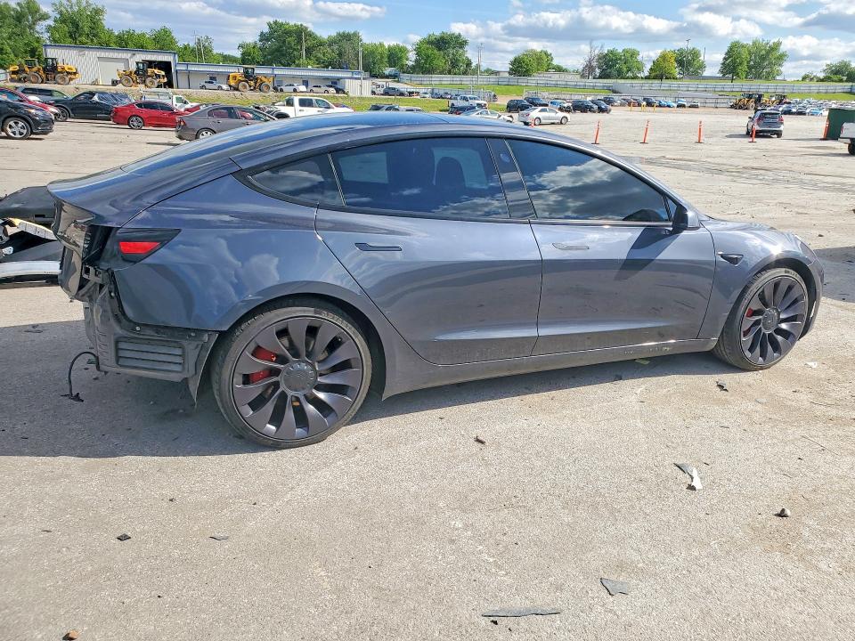 2021 Tesla VIN 5YJ3E1EC9MF850109 COPART salvage auction — REAR END, Mo - Salvage Certificate Of Title, sold $175 on 2026-07-24 (photo 3)