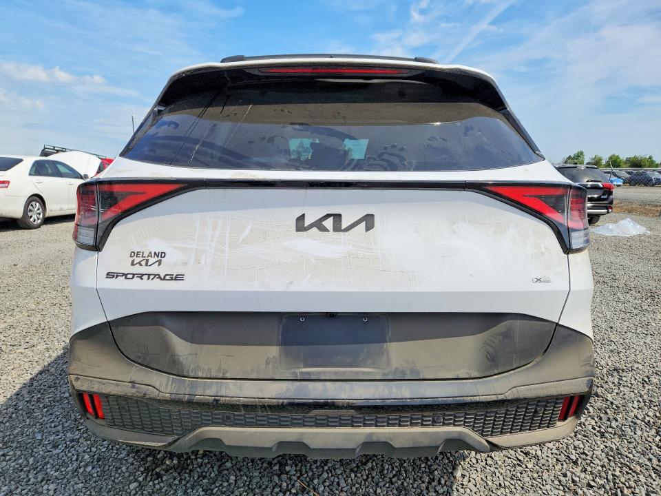 2025 Kia Sportage VIN 5XYK6CDF3SG260011 COPART salvage auction — FRONT END, Or - Salvage Title Certificate, sold $6,000 on 2026-07-07 (photo 6)