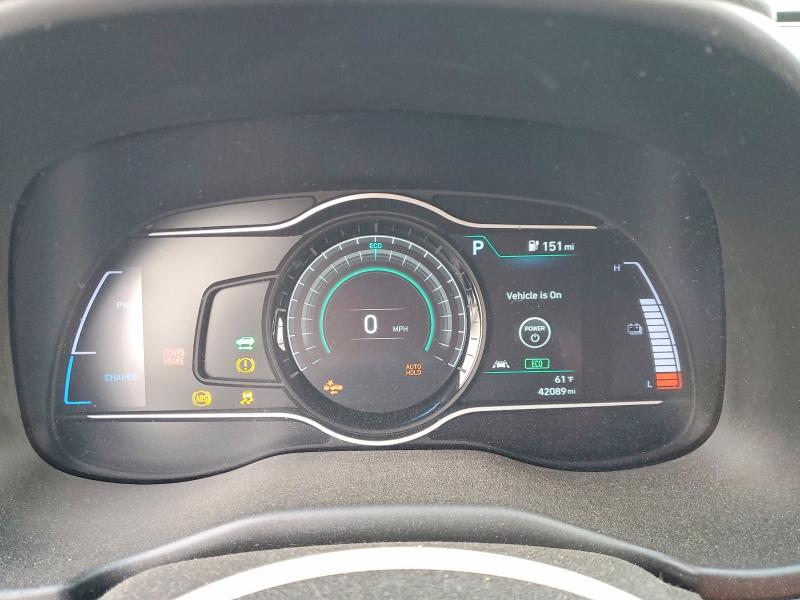 2021 Hyundai Kona VIN KM8K53AG3MU126595 COPART salvage auction — FRONT END, Ca - Salvage Certificate, sold $8,000 on 2026-07-13 (photo 9)