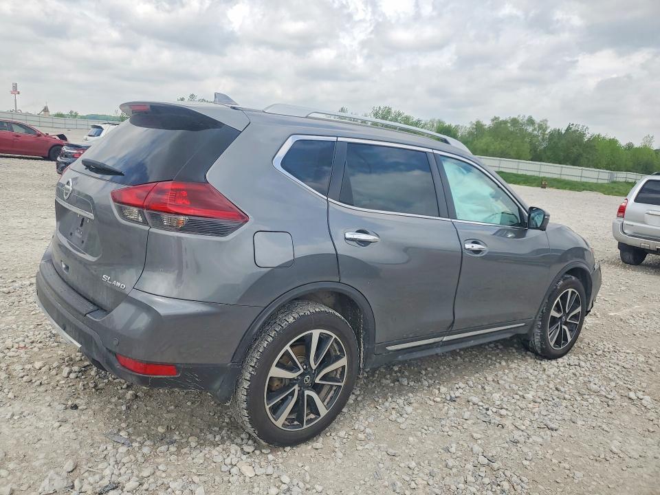 2019 Nissan Rogue VIN 5N1AT2MV9KC817543 COPART salvage auction — FRONT END, Mi - Certificate Of Title, sold $5,500 on 2026-07-02 (photo 3)