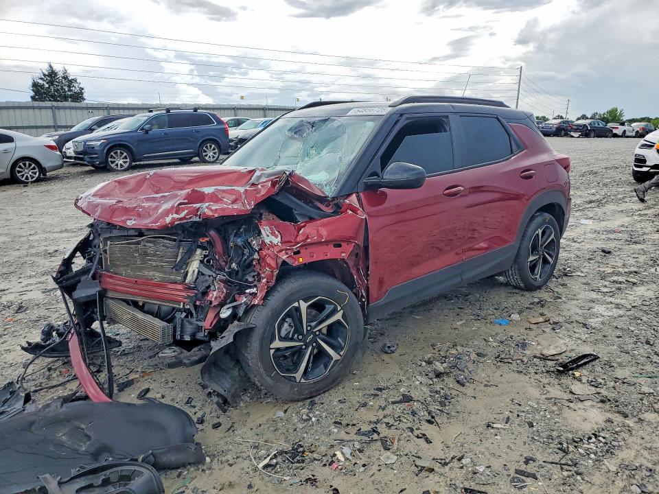 2022 Chevrolet Trailblazer VIN KL79MTSL3NB022555 COPART salvage auction — FRONT END, Ga - Cert Of Title-Salvage, sold $1,500 on 2026-07-13 (photo 1)