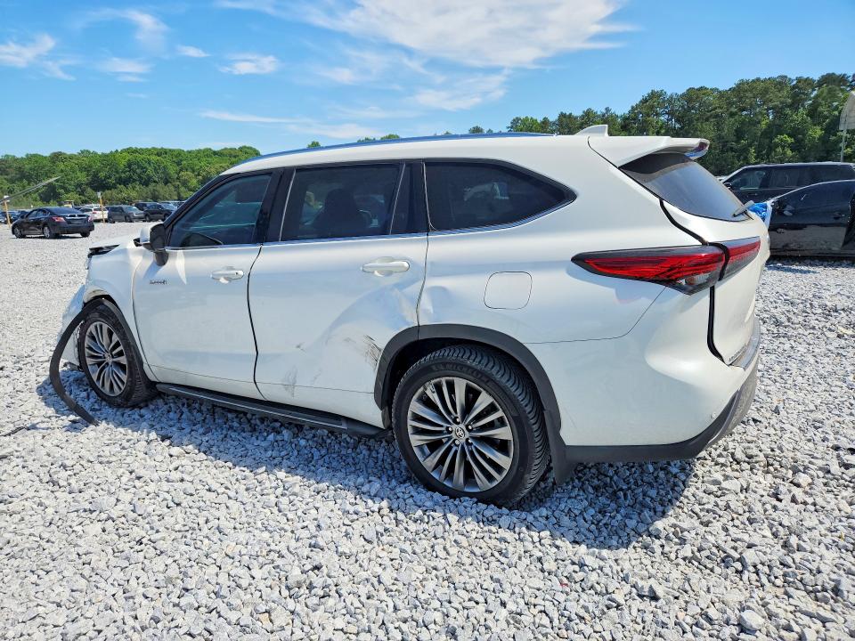2021 Toyota Highlander VIN 5TDFARAH6MS004699 COPART salvage auction — FRONT END, GA - CERT OF TITLE-SALVAGE, sold $17,300 on 2026-07-09 (photo 2)