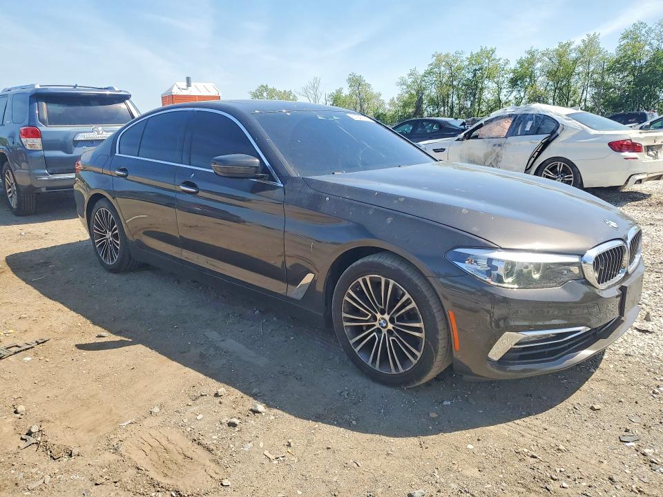 2018 BMW 5er VIN WBAJA7C59JWA71181 COPART salvage auction — MINOR DENT/SCRATCHES, Md - Cert Of Salvage > 75% Damage, sold $3,700 on 2026-07-23 (photo 4)