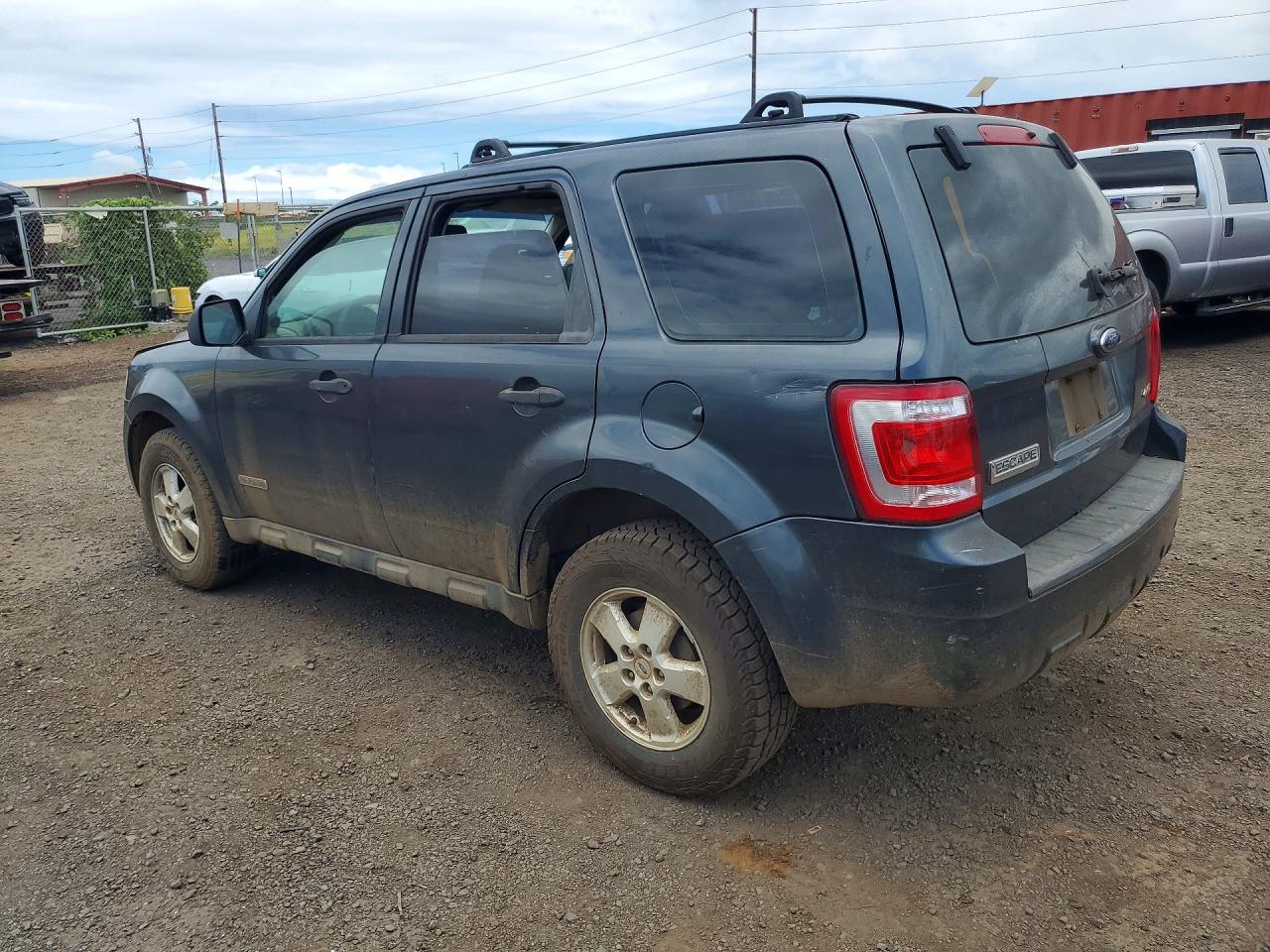 2008 Ford Escape VIN 1FMCU92Z58KB85451 COPART salvage auction — Water/Flood, HI - CERTIFICATE OF SALVAGE, sold $1 on 2026-06-29 (photo 2)
