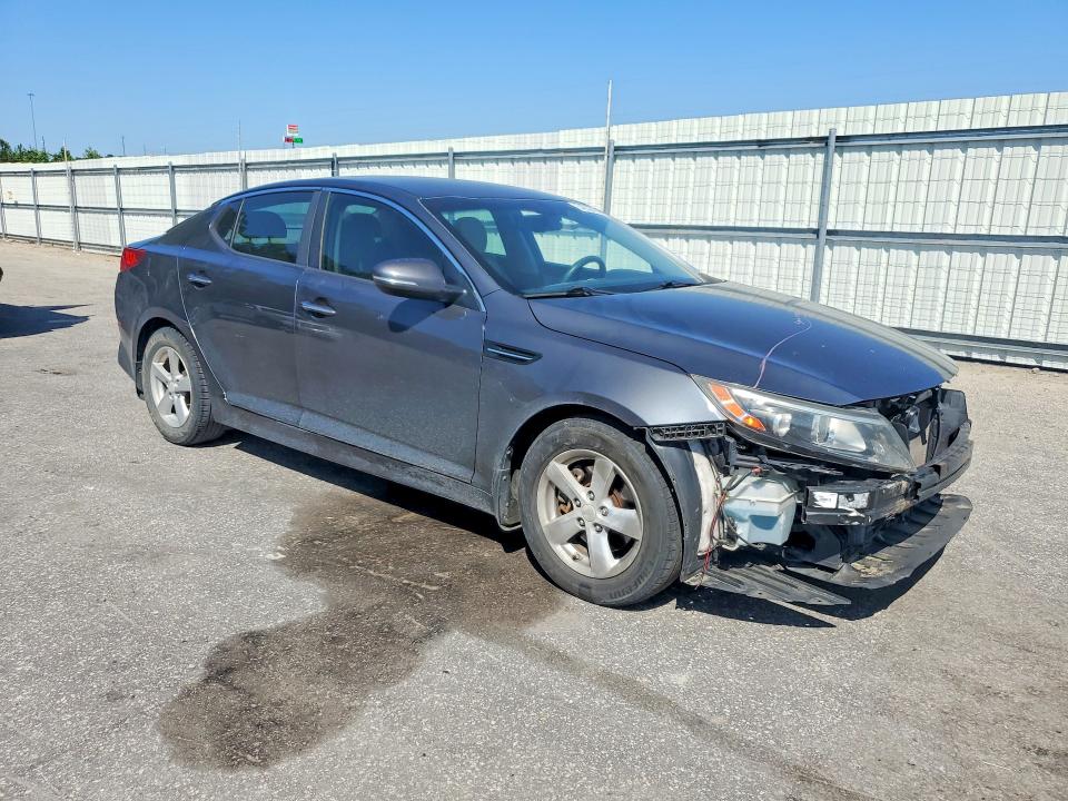 2015 Kia Optima VIN KNAGM4A71F5632262 COPART salvage auction — FRONT END, Nc - Salvage Certificate Of Title, sold $575 on 2026-07-02 (photo 4)