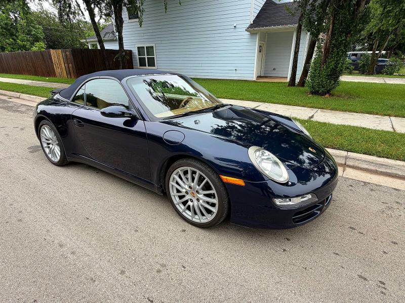 2008 Porsche 911 VIN WP0CA29978S765715 COPART salvage auction — NORMAL WEAR, TX - CERT OF TITLE-REBUILT SALVAGE (P), sold $18,600 on 2026-07-29 (photo 1)
