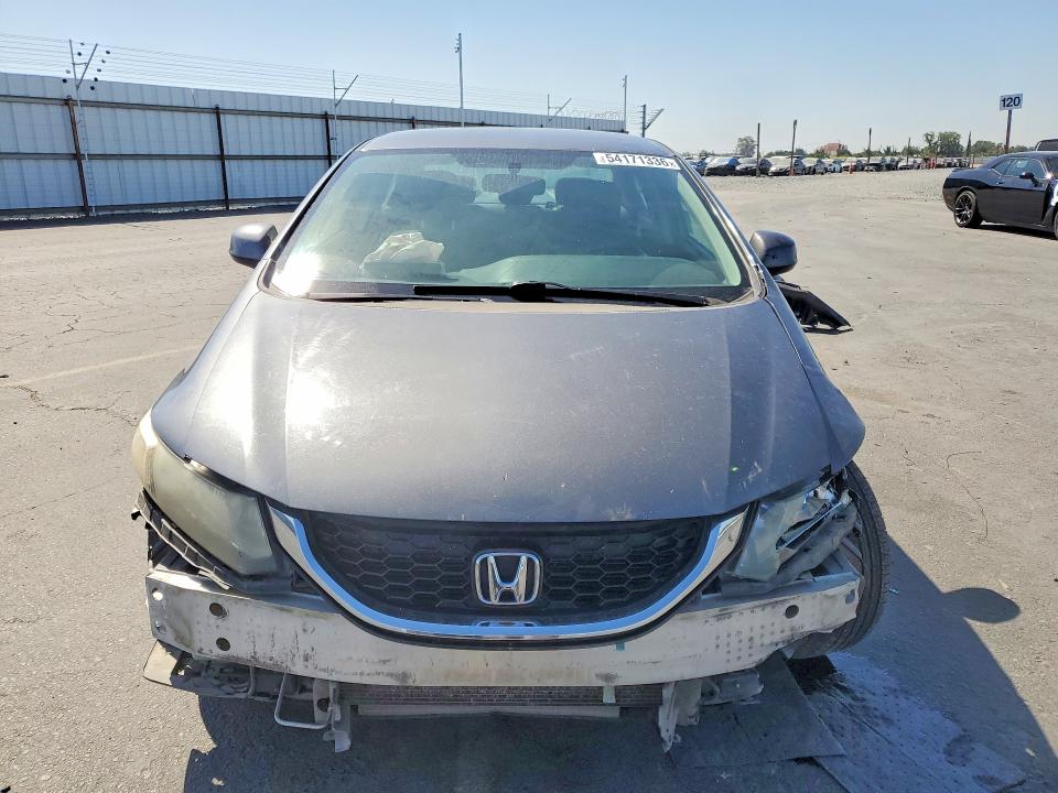 2013 Honda VIN 19XFB2F55DE090813 COPART salvage auction — FRONT END, Ca - Salvage Certificate, sold $1,200 on 2026-07-02 (photo 5)