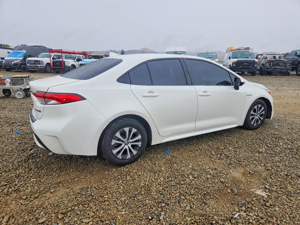 2021 Toyota Corolla VIN JTDEAMDE0MJ015498 COPART salvage auction — SIDE, Ca - Salvage Certificate, sold $5,100 on 2026-07-07 (photo 3)