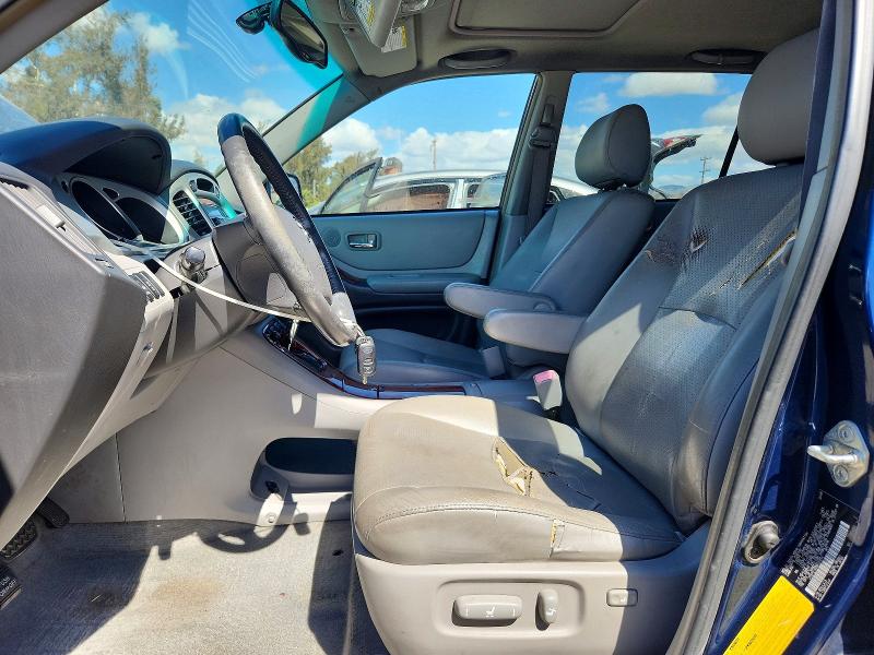 2005 Toyota Highlander VIN JTEEP21AX50100856 COPART salvage auction — FRONT END, CA - SALVAGE CERTIFICATE, sold $675 on 2026-07-24 (photo 7)