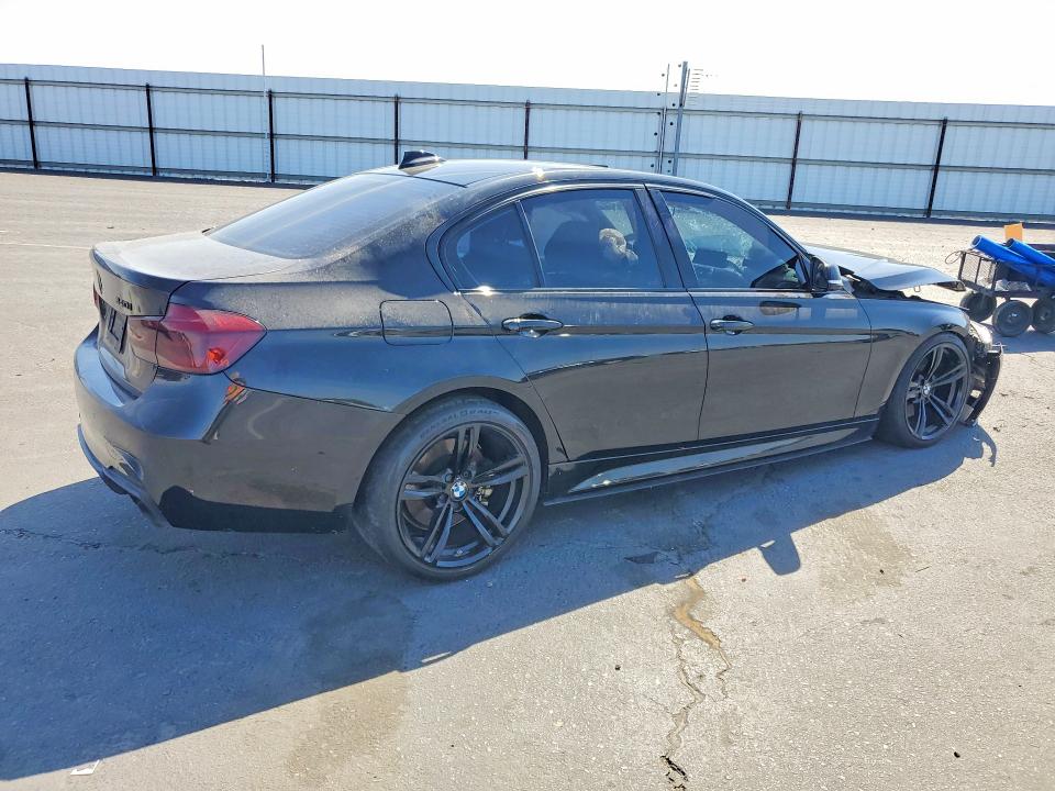 2016 BMW 3er VIN WBA8B3G50GNT62517 COPART salvage auction — FRONT END, Ca - Salvage Certificate, sold $70 on 2026-07-27 (photo 3)