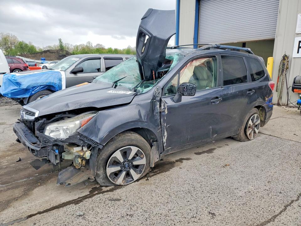2017 Subaru Forester VIN JF2SJAEC0HH496060 COPART salvage auction — ROLLOVER, Pa - Certificate Of Salvage, sold $125 on 2026-07-29 (photo 1)