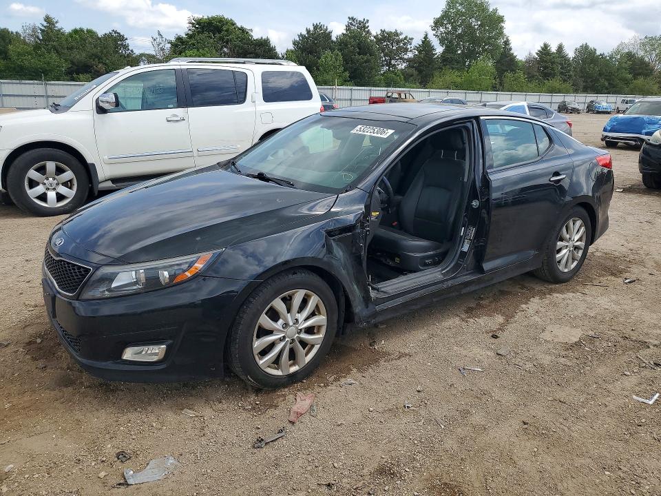 2015 Kia Optima VIN 5XXGN4A75FG501654 COPART salvage auction — SIDE, Il - Salvage Certificate, sold $250 on 2026-07-28 (photo 1)