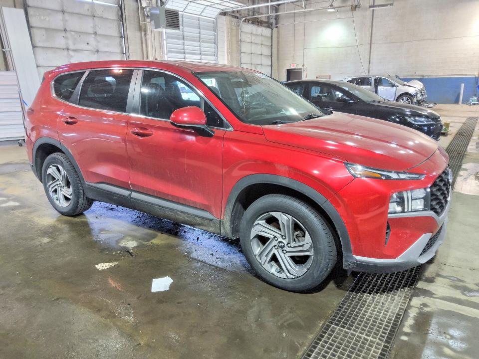 2021 Hyundai Santa fe VIN 5NMS14AJ1MH345967 COPART salvage auction — FRONT END, Wv - Certificate Of Title, sold $6,600 on 2026-07-09 (photo 4)