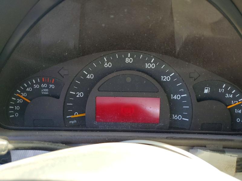 2002 Mercedes-benz C class VIN WDBRF61J42F135982 COPART salvage auction — REAR END, CA - CERTIFICATE OF TITLE, sold $400 on 2026-07-29 (photo 9)