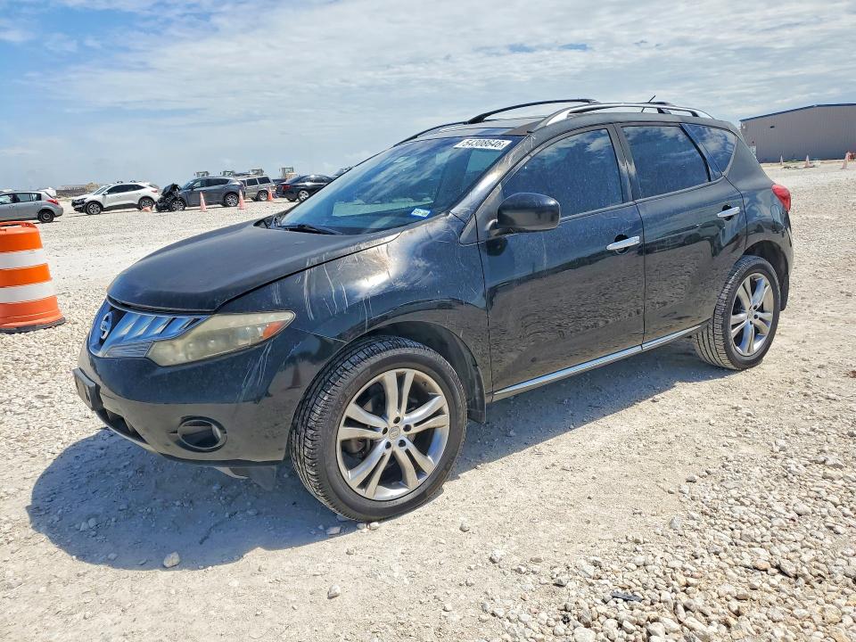 2010 Nissan Murano VIN JN8AZ1MUXAW010728 COPART salvage auction — HAIL, Tx - Certificate Of Title, sold $1,050 on 2026-07-30 (photo 1)