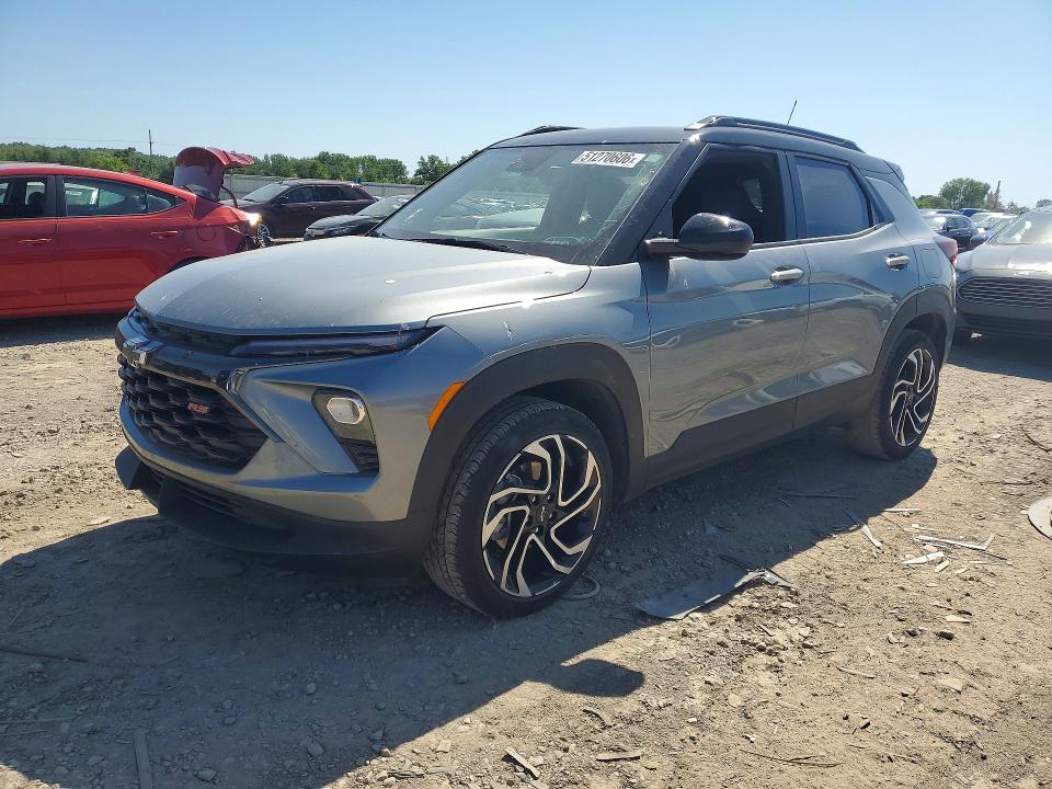 2024 Chevrolet Trailblazer VIN KL79MTSL6RB103328 COPART salvage auction — HAIL, Ks - Certificate Of Title, sold $125 on 2026-07-28 (photo 1)