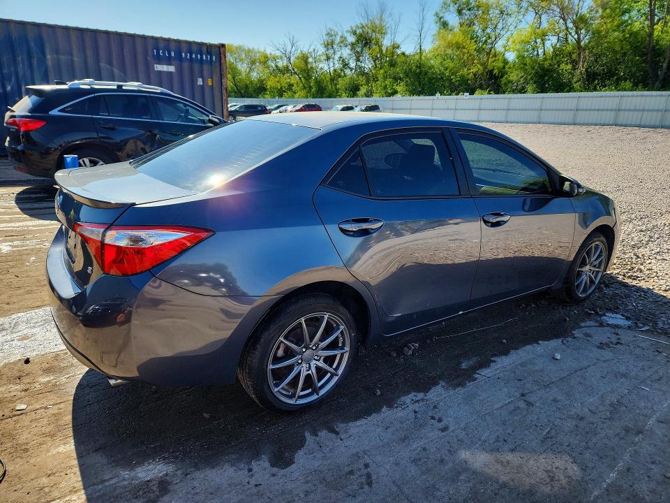 2015 Toyota Corolla VIN 5YFBURHEXFP332947 COPART salvage auction — HAIL, Wi - Certificate Of Title, sold $2,350 on 2026-07-20 (photo 3)
