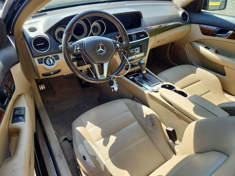 2014 Mercedes-benz C-klasse VIN WDDGJ4HB2EG161527 COPART salvage auction — MECHANICAL, Md - Cert Of Salvage > 75% Damage, sold $650 on 2026-08-04 (photo 8)