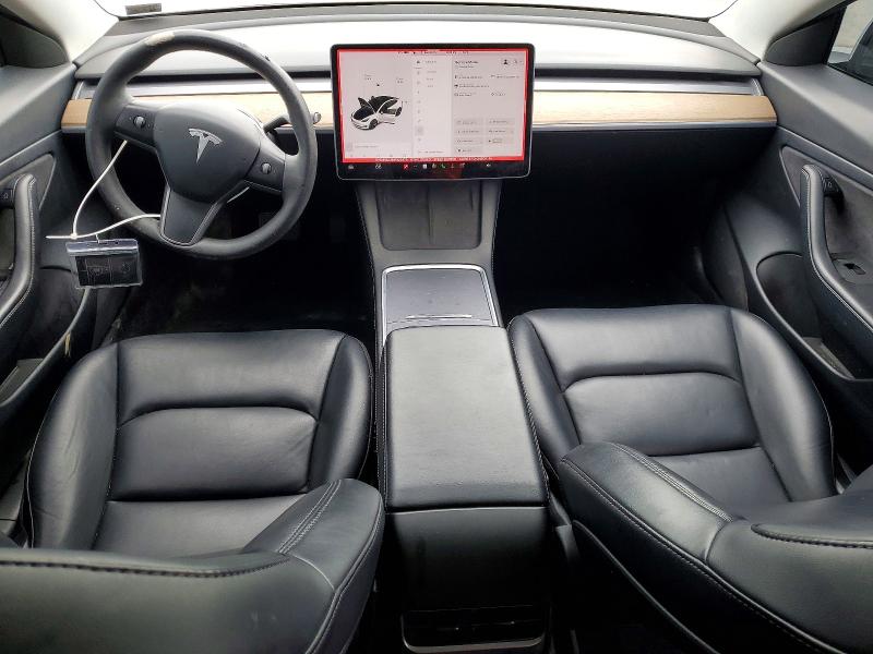 2021 Tesla Model 3 VIN 5YJ3E1EA3MF923473 COPART salvage auction — FRONT END, Pa - Certificate Of Salvage, sold $5,300 on 2026-07-17 (photo 8)