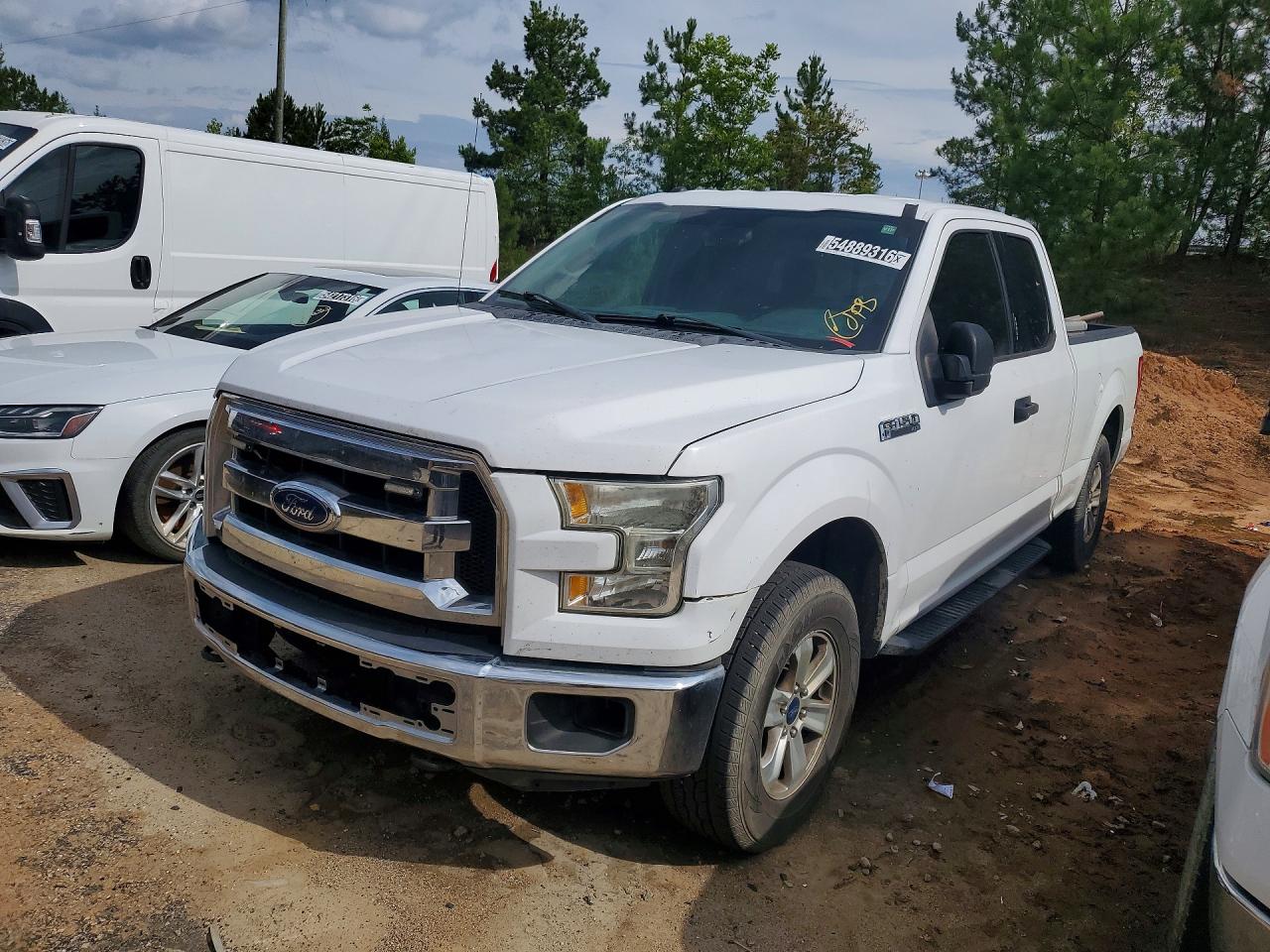 2016 Ford F-150 VIN 1FTEX1E84GKF13269 COPART salvage auction — Front End, SC - CERTIFICATE OF TITLE, sold $2,500 on 2026-07-09 (photo 1)