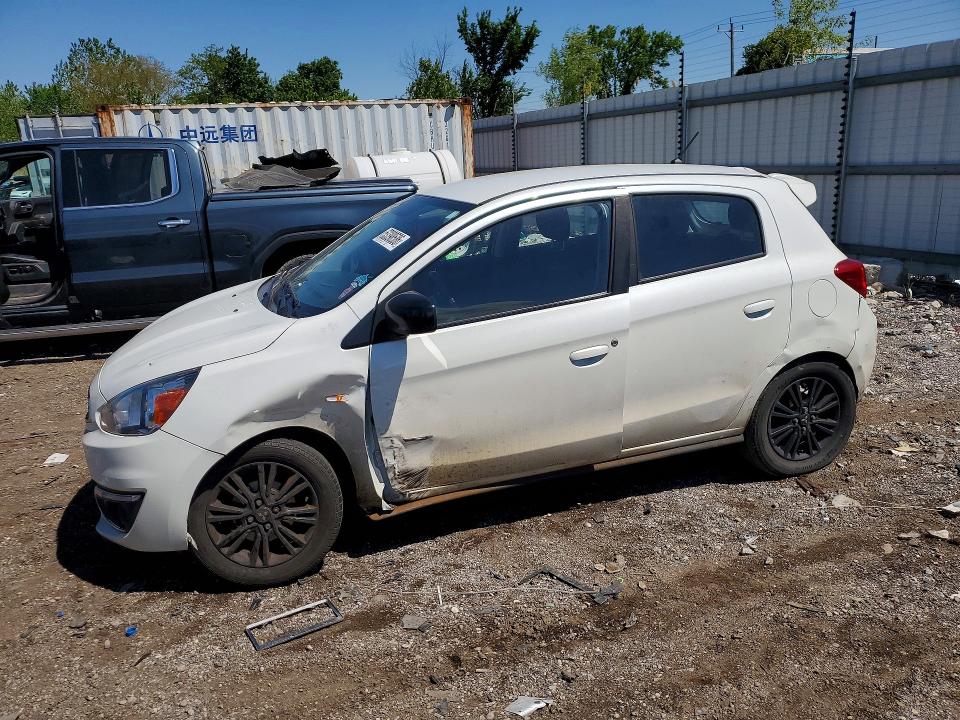 2020 Mitsubishi Mirage VIN ML32A5HJ1LH002445 COPART salvage auction — FRONT END, IL - SALVAGE CERTIFICATE, sold $1,650 on 2026-07-24 (photo 1)
