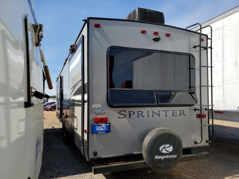 2022 Keystone Sprinter VIN 4YDT33328L1532269 COPART salvage auction — WATER/FLOOD, NC - SALVAGE CERTIFICATE OF TITLE, sold $9,100 on 2026-07-16 (photo 3)